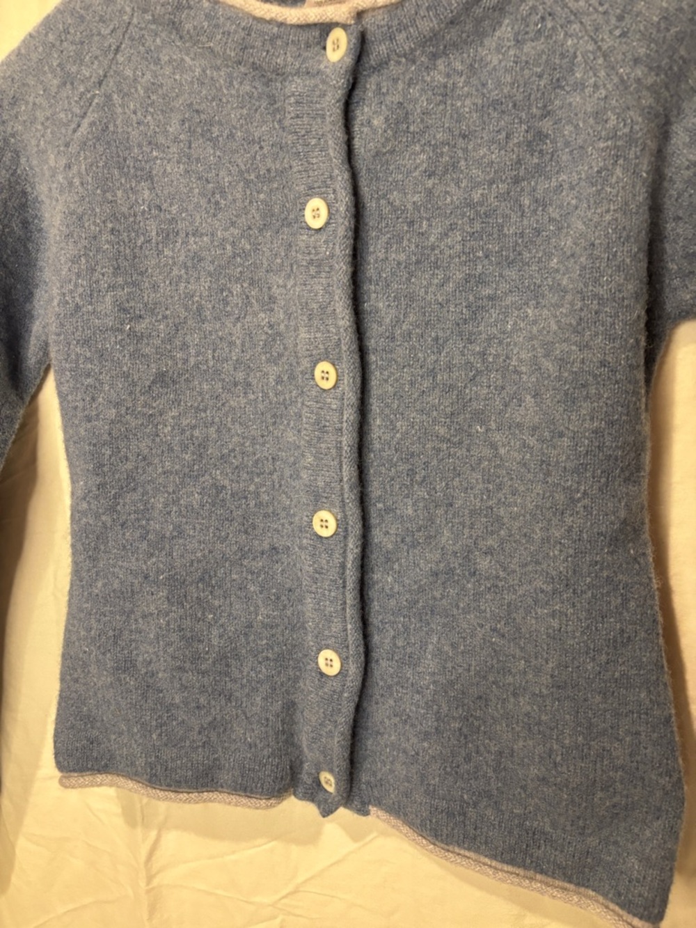 Wool Cashmere button down cardigan- made in Ireland - Picture 2 of 8